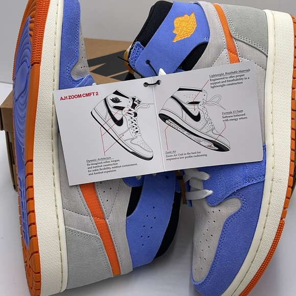 Air Jordan 1 High Zoom Comfort 2
'Royal Pulse Alpha Orange'
Air Jordan 1 ZooM - Picture 12 of 16